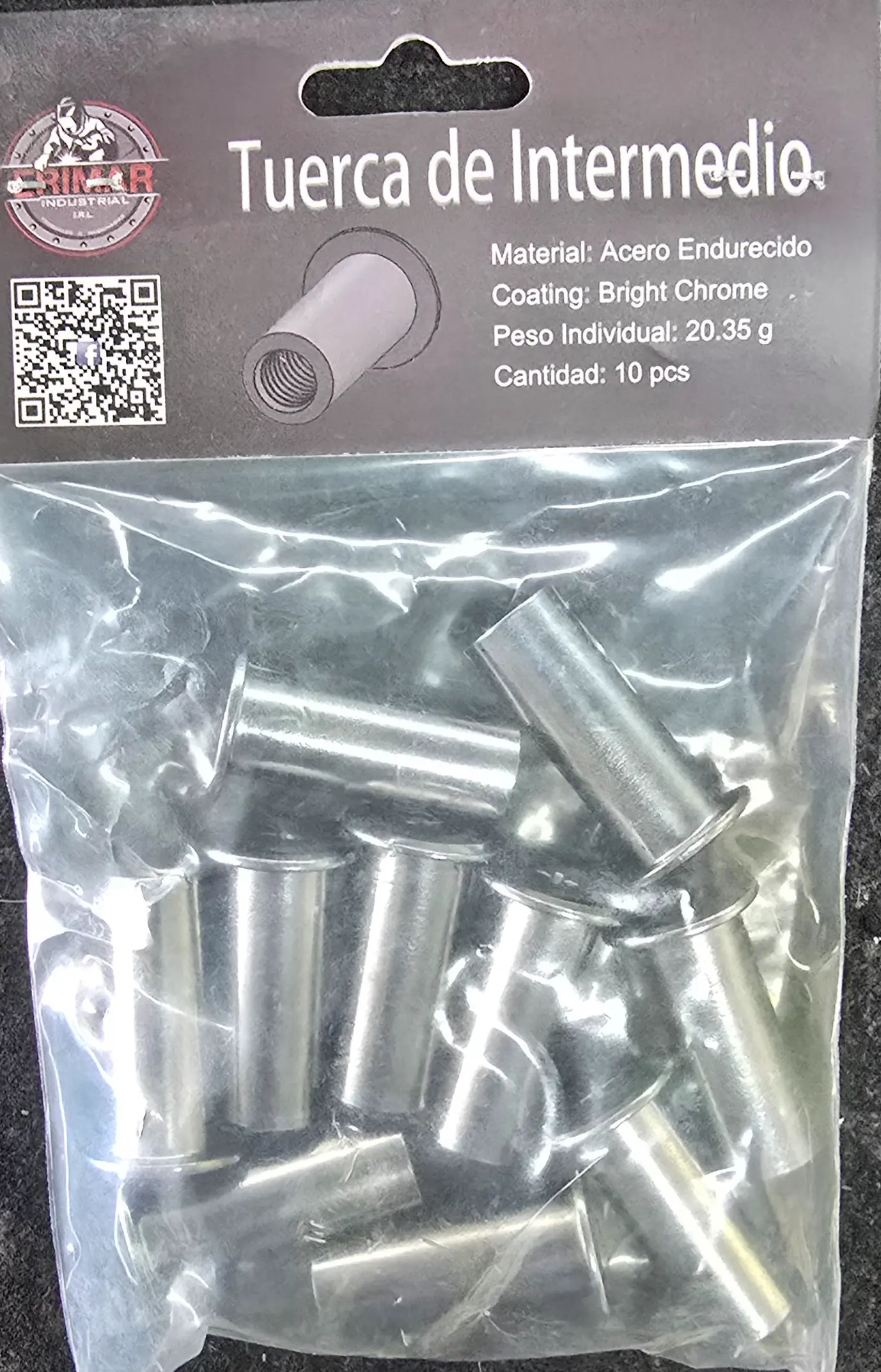 ERIMAR-Tuerca de Intermedio-Original Paquete de 10 unidades