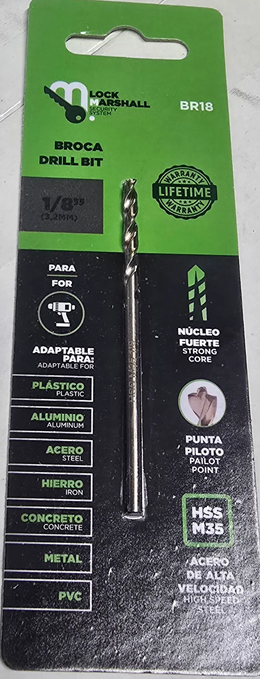 LM-Barrena Metal 1/8"